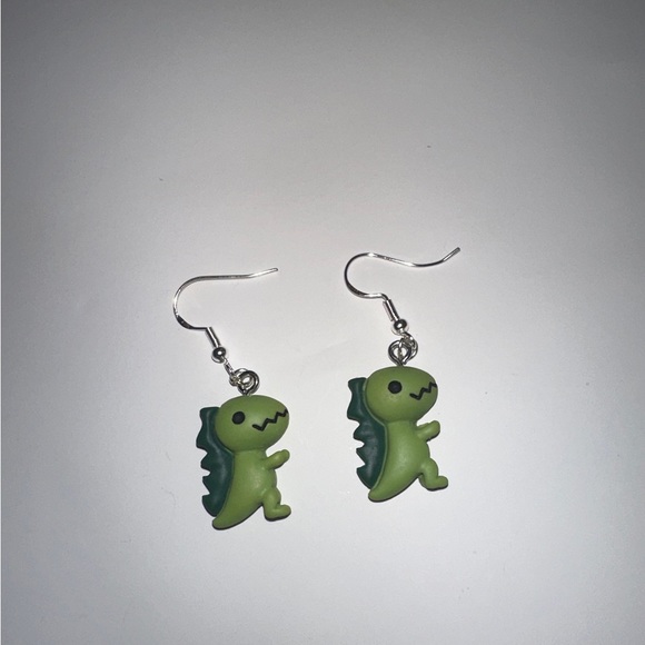 Dino Earrings - Picture 3 of 4